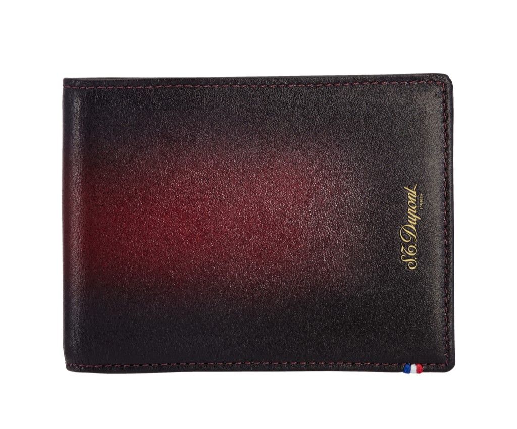Atelier Red Leather Wallet (6 Credit Card Slots)